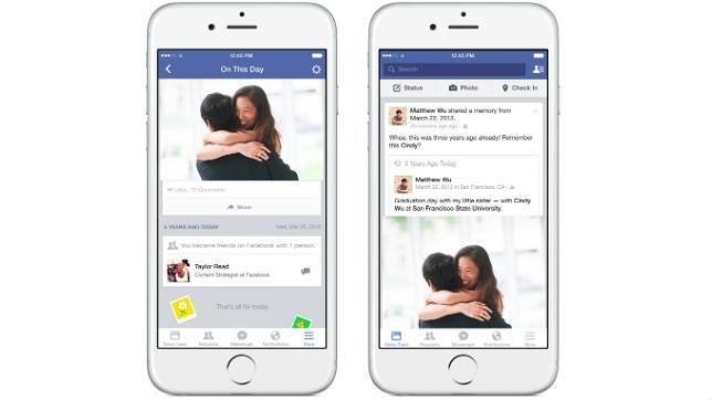 Los recuerdos en Facebook de «Un día como hoy» ya se pueden configurar