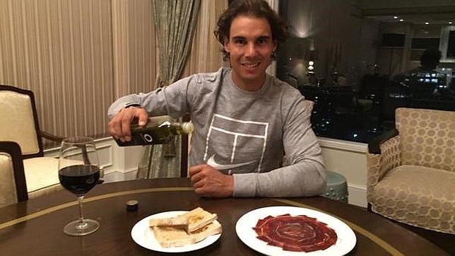 Rafa Nadal presume de «Marca España»