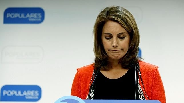 Quiroga dimite como presidenta del PP vasco