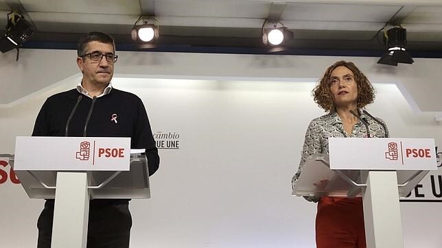 Patxi López y Meritxell Batet