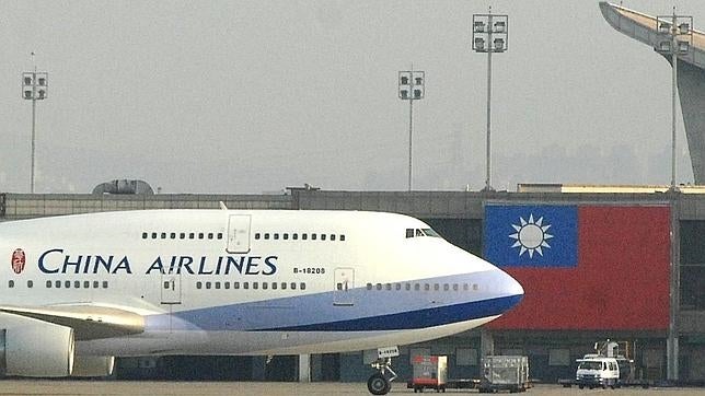 Un avión de la compañía «China Airlines»