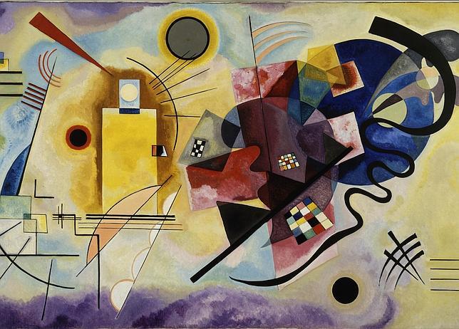 «Amarillo-rojo-azul» (1925), de Kandinsky