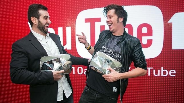 El Rubius y Vegetta777, los «youtubers» españoles de mayor talento