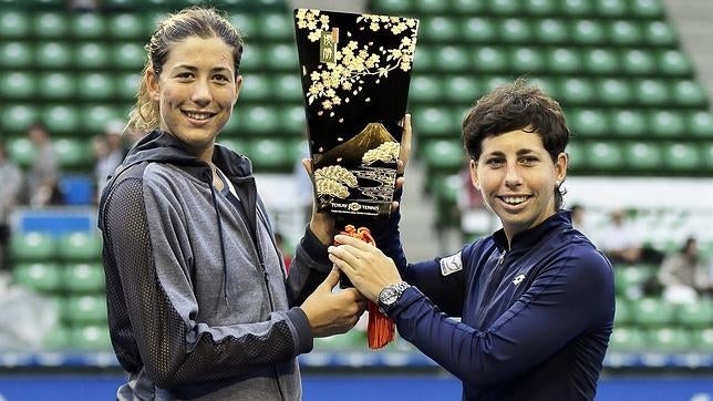 Carla Suárez y Muguruza disputarán la Copa de Maestras en dobles