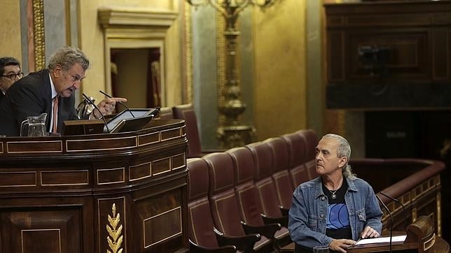 Sabino Cuadra, diputado de Amaiur, en le Congreso