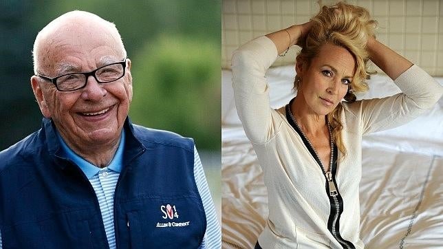 Rupert Murdoch mantiene una relación con Jerry Hall, la ex mujer de Mick Jagger