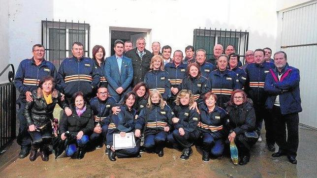 Reconocimiento a la agrupación de voluntarios de Protección Civil