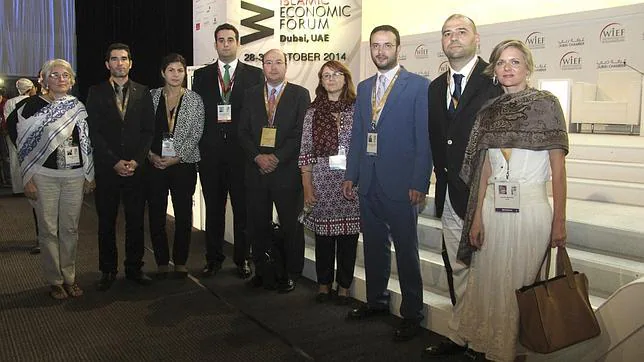 Representantes de la delegación española en el foro de Dubai