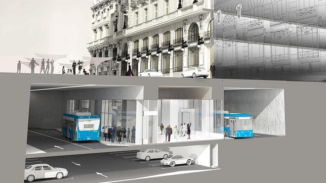 Vía libre a la base de autobuses bajo Canalejas: la obra arranca en 2015