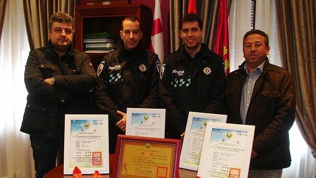 El policía Fernando Lurueña, campeón mundial de Kung-fu