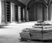 Una de las salas del Archivo de Indias durante las obras. ARCHIVO