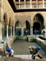 Comienzan las obras para la recuperación del jardín medieval de los Reales Alcázares