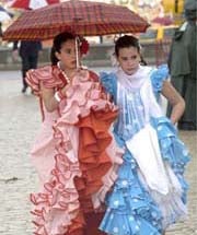 Feria bajo la lluvia