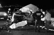 La furgoneta que provocó tres muertos en Padul circulaba en sentido contrario