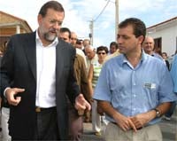 El PP pedirá la declaración de zona catastrófica para los municipios afectados por el incendio de Riotinto