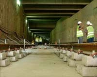 El Metro trabaja ya en todas las zonas posibles del trazado y alcanza la «recta final» de la obra civil