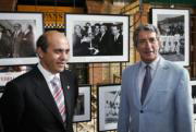 Del Nido, en la exposición del LXXV Aniversario del Club Natación