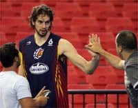 La selección de baloncesto ya se entrena en San Pablo
