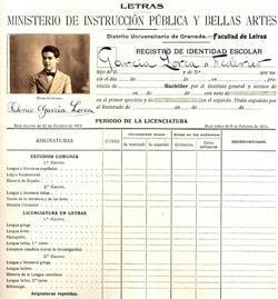 La Universidad de Granada localiza una fotografía inédita de Federico García Lorca