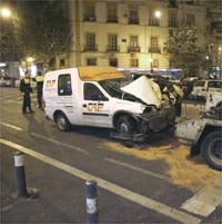 El autor del doble atropello en Reyes Católicos  cuenta con 24 arrestos anteriores