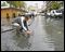 Inundaciones y colapso de tráfico en Sevilla a causa de las intensas lluvias