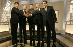 Arenas gana a Chaves el primer asalto en el debate a cuatro celebrado en Canal Sur