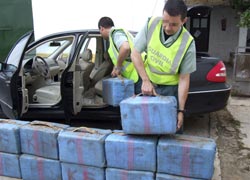 Detenido en el aeropuerto de Sevilla con 720 kilos de hachís
