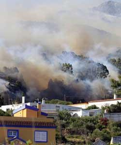 Estabilizado el incendio que ha arrasado 480 hectáreas en tarifa