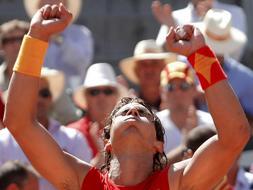 Nadal encarrila la faena con el primer punto ante Querrey