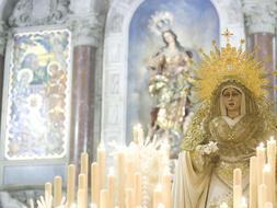 La Virgen del Rosario del Polígono ya está en la Parroquia de Consolación