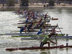 Llamedo y Smidakova, ganadores en K-1 en el Campeonato de España de Piragüismo en el Guadalquivir