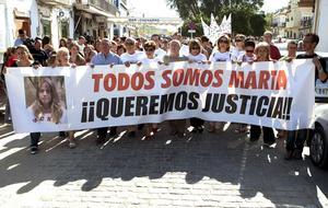 Una marcha popular pide en Camas que sigan buscando a Marta
