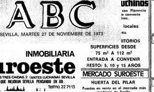1973: Pisos en el centro de Sevilla por 2.500 euros