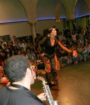 Una imagen del Museo de Baile Flamenco en plena actuación. PEPE ORTEGA