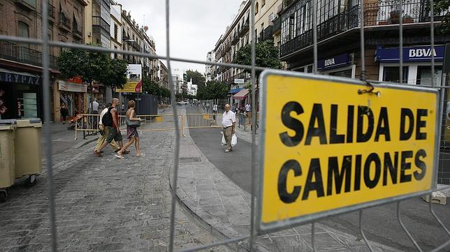 San Jacinto, otra vez en obras