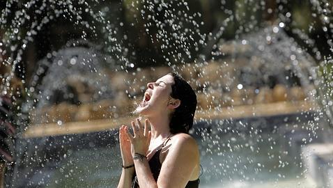 Una jornada dominical de mucho calor