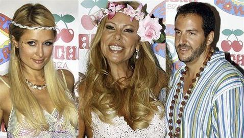 Paris Hilton revienta la «Flower Power» de Ibiza y Borja Thyssen se equivoca de fiesta