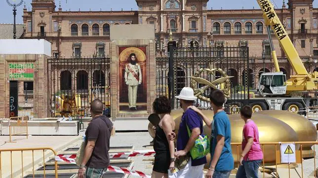El rodaje de «The Dictator» deja en Sevilla 2.000 pernoctaciones