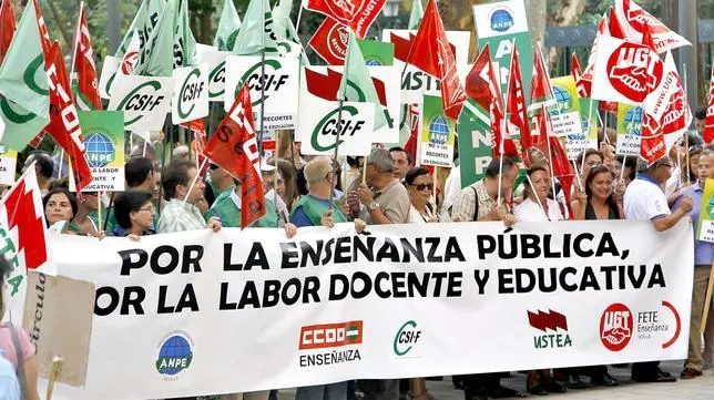 La protesta contra Educación en Andalucía registra una escasa participación