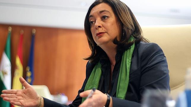 La consejera de Educación, Mar Moreno, durante una entrevista concedida a ABC