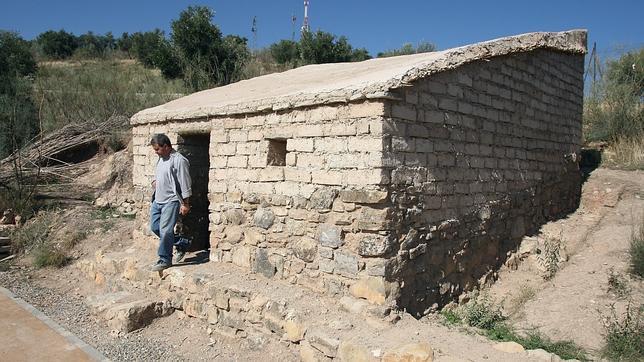 Una de las construcciones de la Villa Romana