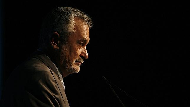 José Antonio Griñán, durante una charla