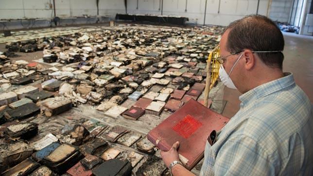 La investigación apunta a que el incendio en el archivo de Los Palacios fue fortuito