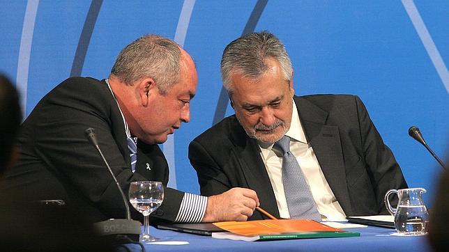 Pastrana y Griñán, en la última firma del acuerdo de concertación en 2009