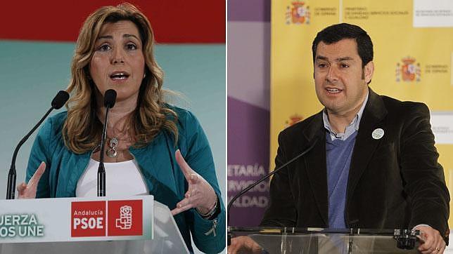 Parecidos y diferencias entre Susana Díaz y Juan Manuel Moreno Bonilla