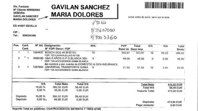 UGT le compró un lavavajillas a la secretaria de Mujer de Manuel Pastrana