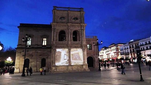 «Patrimonium Hispalense», un nuevo «mapping» en el Ayuntamiento de Sevilla