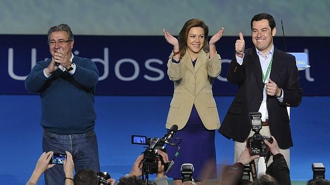 Cospedal: «Andalucía quiere un cambio, no quiere un Gobierno de perdedores»