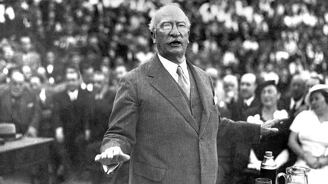 El radical Alejandro Lerroux (en la imagen, en 1920) aprobó el proyecto de estatuto catalán