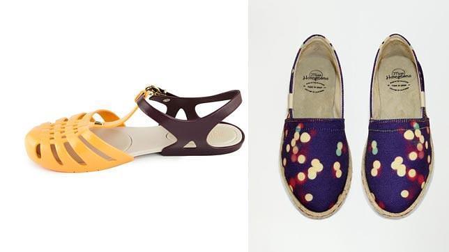 Cangrejeras de Melissa y alpargatas de Miss Hamptons